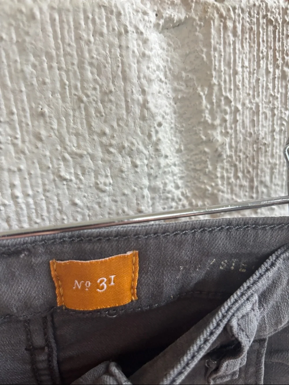 Anthropologie Pilcro Charcoal Frayed Hem Denim Shorts sz 31 - Picture 4 of 7